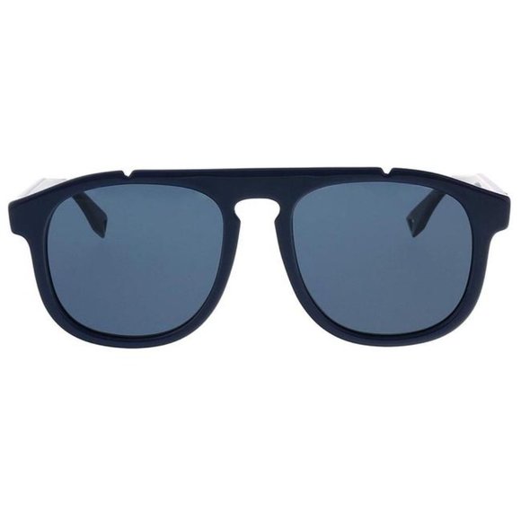 Fendi Men Sunglasses Plastic Aviator Shaped Blue Lens Fendi Men Aviator Sunglasses Blue Lens